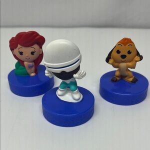 Disneyland 70th Anniversary Happy Meal Character Figurines .COLLECTABLE